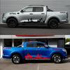 Boční nálepka na dveře pickupu pro Velkou zeď GWM Pao Poer Wngle Truck 4X4 Off Road Samolepky na auto Vinyl Decor Cover Autopříslušenství