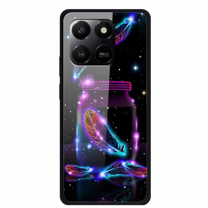 6.77" Glass Back Cover For Honor 400 Smart X7d 2025 Case Tempered Glass Case For Honor Play 10T 5G Case Protective Fundas Shells