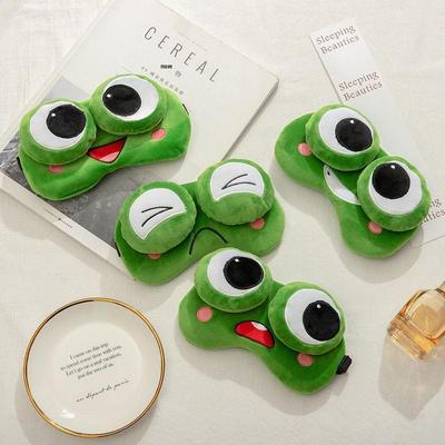 Frog Cartoon Ice Pack Eye Mask for Summer - Relieve Fatigue & Shading for Kids & Adults