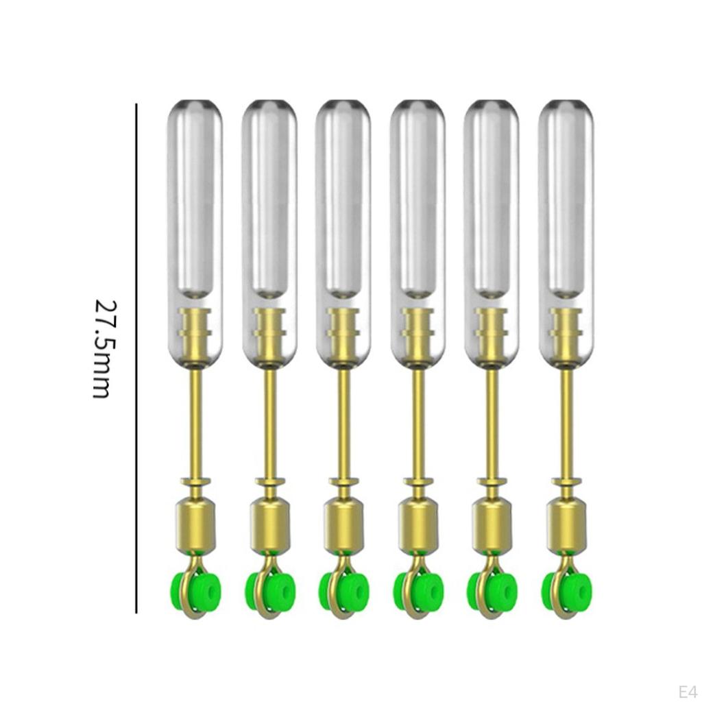 6 Pieces Fishing Float Adapters Bobber Holder Line Connectors Anti Tangling with Storage Box