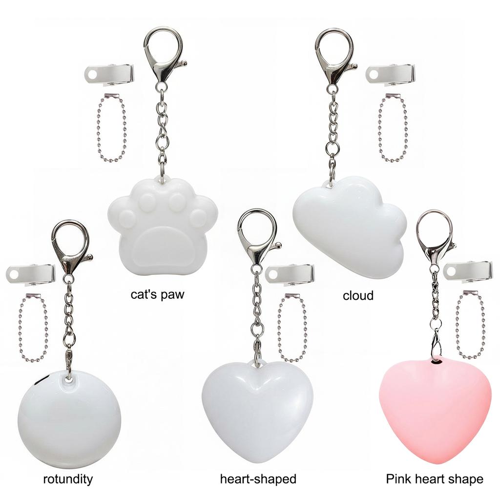 2/3/4 Pcs Touch Glow Purse Heart Light LED Auto Sensor Bag Light Touch Activated Hanging Night Light Accessories for Women Girls