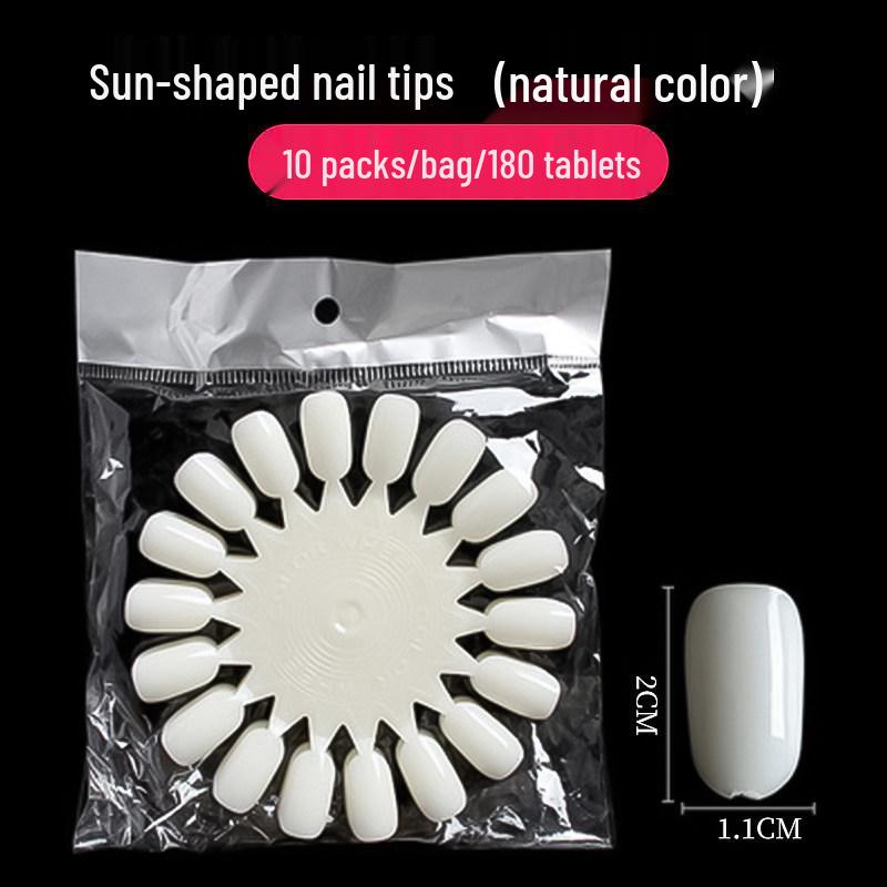 Oval Transparent Nail Polish Swatch Board for Beginners - Practice Tips & Color Display Card