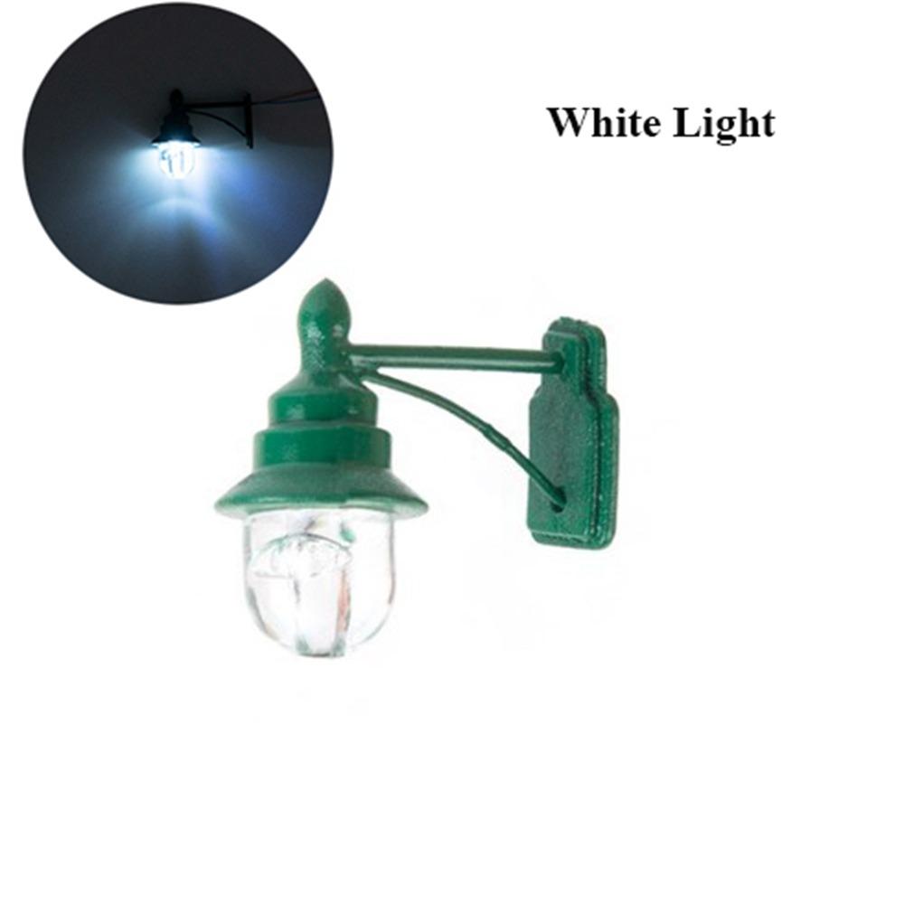 ABS Metal Material Dollhouse Wall Lamp 1.7*1.8cm/2.2*2.7cm Garden Yard Led Light