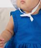 Dress A0CLN Royal Blue 24 Months 86cm [Petit Bateau] One-piece