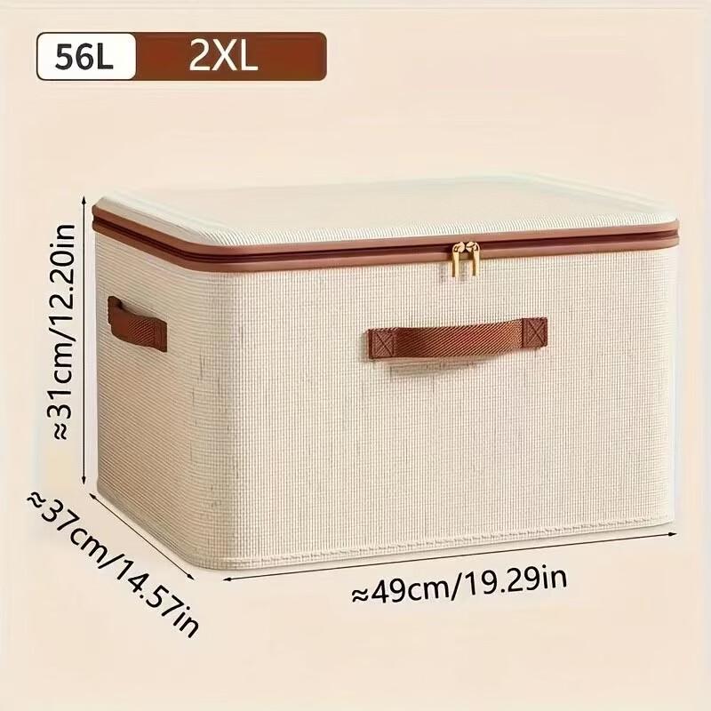 

Shixun 4 шт. 56 л Хлопково-льняные корзины для хранения