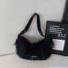 Large Capacity Bag Women's Solid Color Shoulder Crossbody Bag Student Class Commuter Hobo Bag