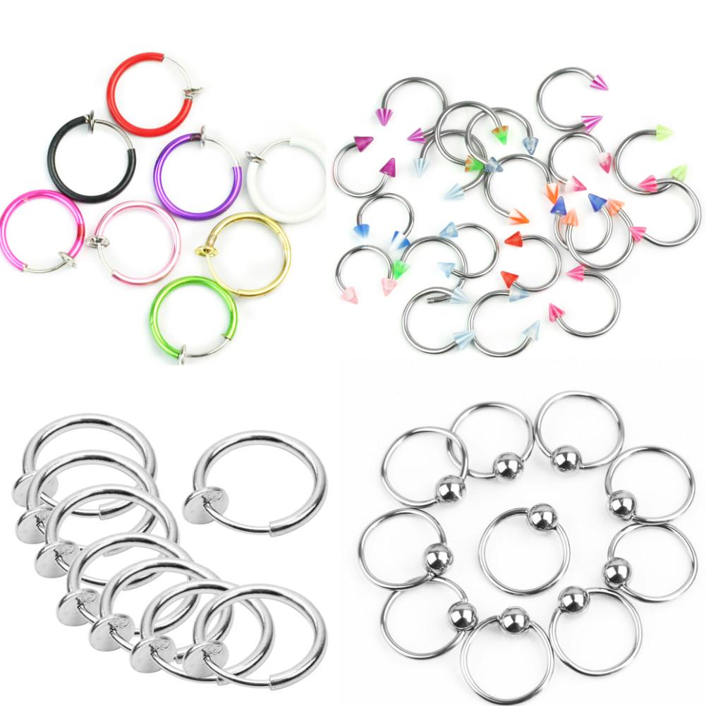 3 Pc 16g Matte Black Spike Surgical Steel Tragus Lip