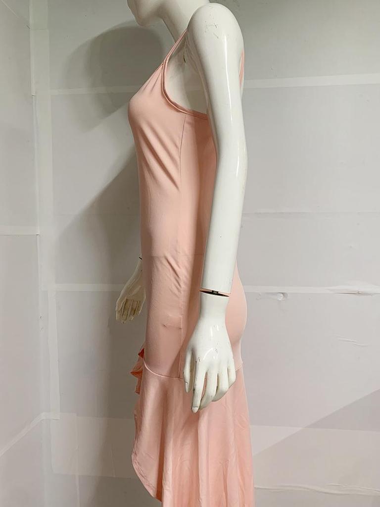 Summer Sexy Ruffle Irregular Backless Women's Suspender Dress