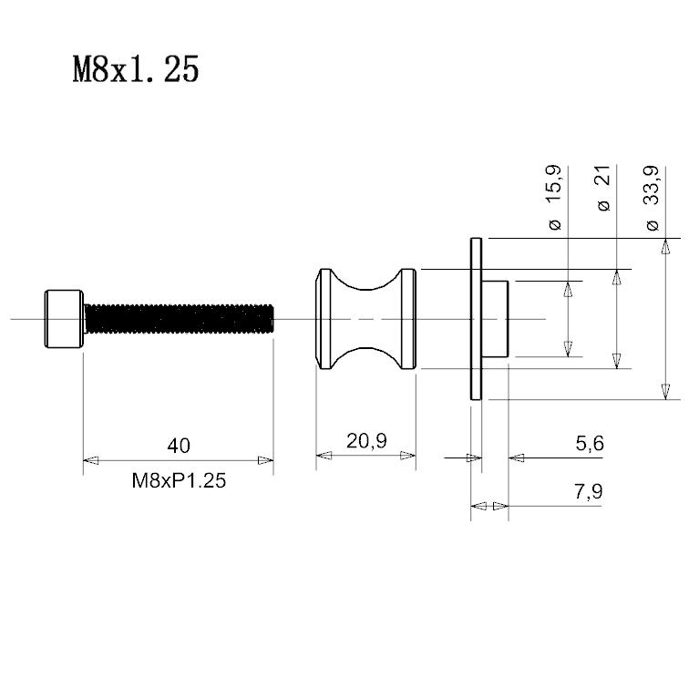 M8 8mm Swingarm Spools Slider For SUZUKI GSXR GSX-R 125/150/600/750/1000 GSX-S750 GSX-S1000 /GT BMW S1000RR S1000 RR 2019-2023
