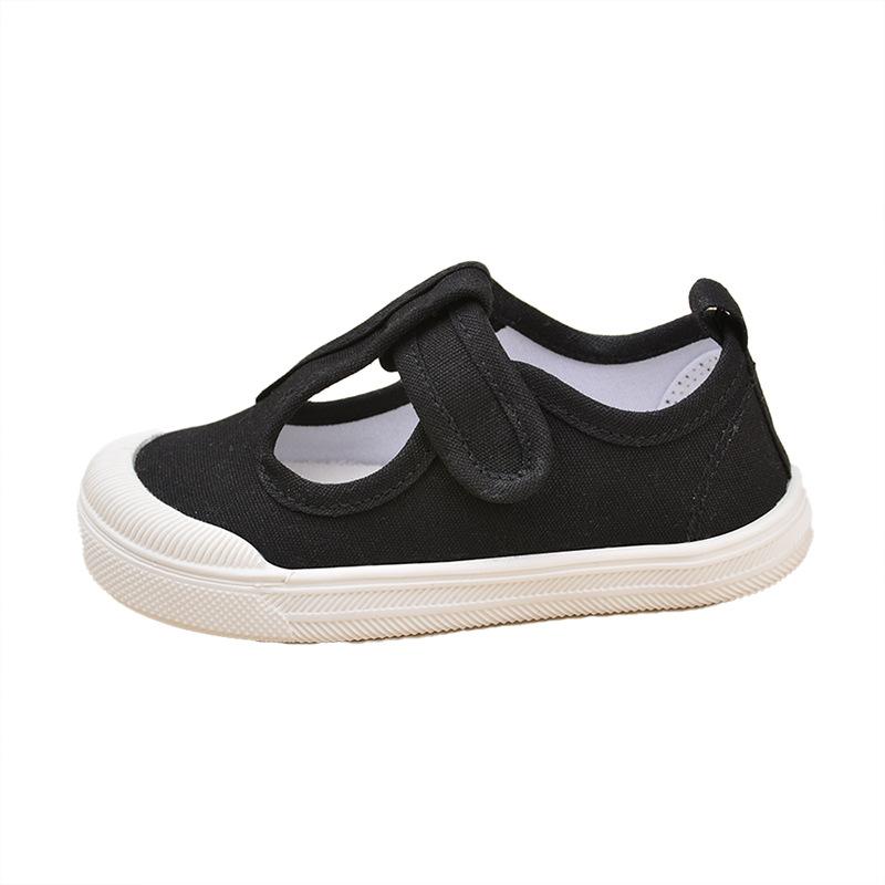 

Canvas Shoes for Girls with Anti-slip Rubber Soles; Boys Casual Shoes with Soft Soles 30 чорний
