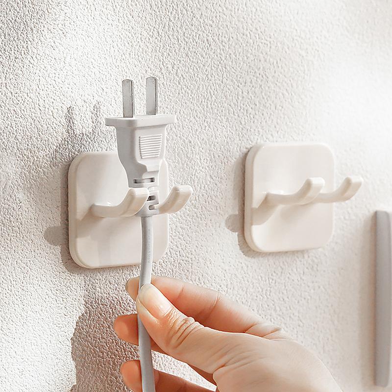 Adhesive Wall Hooks Organization and Storage Bathroom Organizer Hook Crochet Mural Keys Holder Home and Decoration Kitchen Items