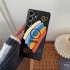 Graffiti emotikony vzorované měkké silikonové černé pouzdro pro Xiaomi Redmi Note 13 Pro 13C Samsung A55 A35 S24 iPhone ochranný kryt proti nárazu