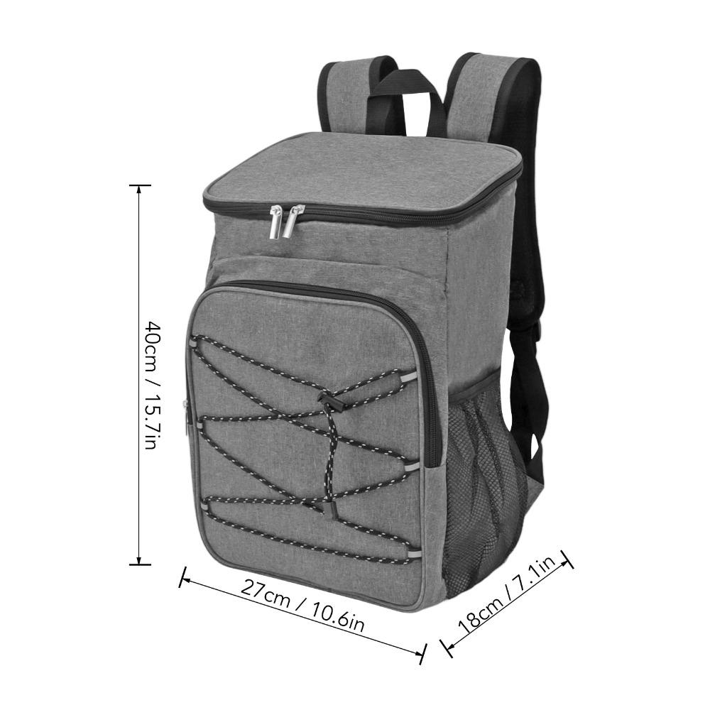 Large Capacity Camping Insulated Backpack Lightweight Adjustable Shoulder Strap Cooler Backpack Portable Oxford Cloth