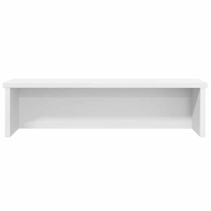 VidaXL Étagère de cuisine empilable blanc 60x15x16cm bois d'ingénierie, étagère de rangement de cuisine, organiseur 860499