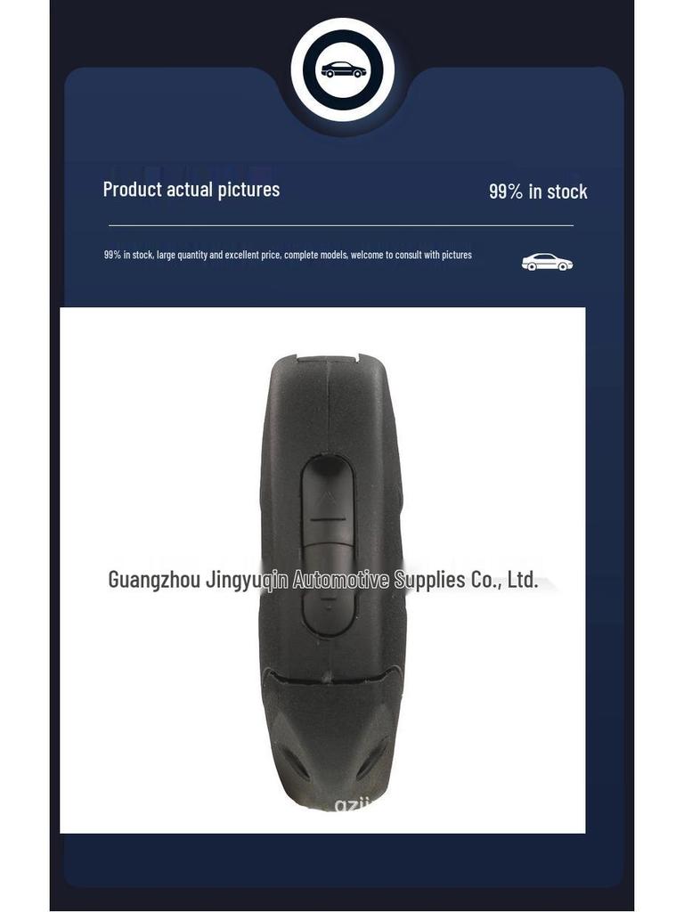 Compatible Remote Car Key for 2-Button Citroen/Peugeot/Fiat (433MHz ID33-7934)