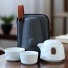 Jingxun Travel Tea Set with 1 Pot and 2 Cups