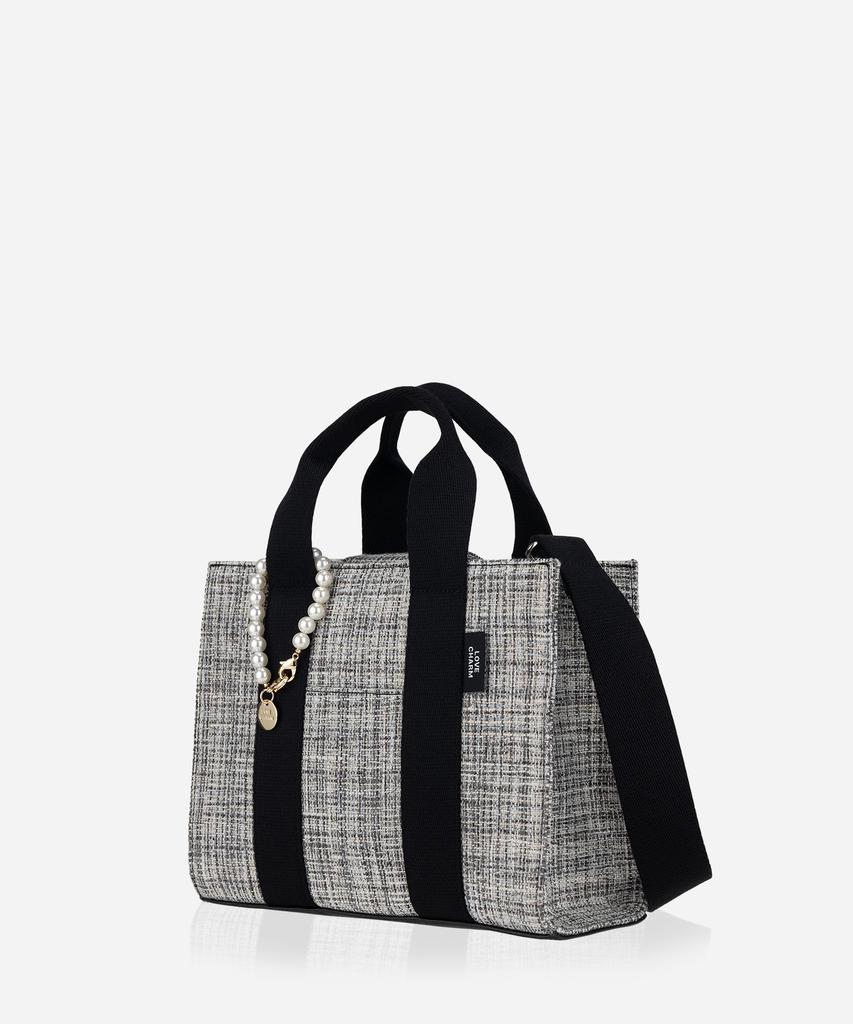 Lovecharm [Tweed Canvas Bag_Medium] Tweed Canvas Bag_Medium