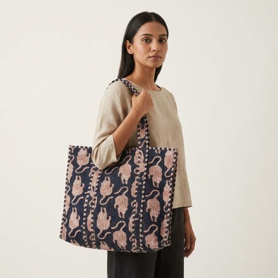 Shoulder Bag usalover925 Multicolor Quilted Cotton Animal Print Shoulder Bags 132
