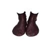 Burgundy Azad Leather Wudu Masa Winter Socks Footwear Khuff Comfortable Sock