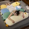 Cartoon 70~120cm Duck Long Pillow Stuffed Soft Animal Chick Penguin Dinosaur Bolster Plushie Sleeping Leg Support Birthday Gift