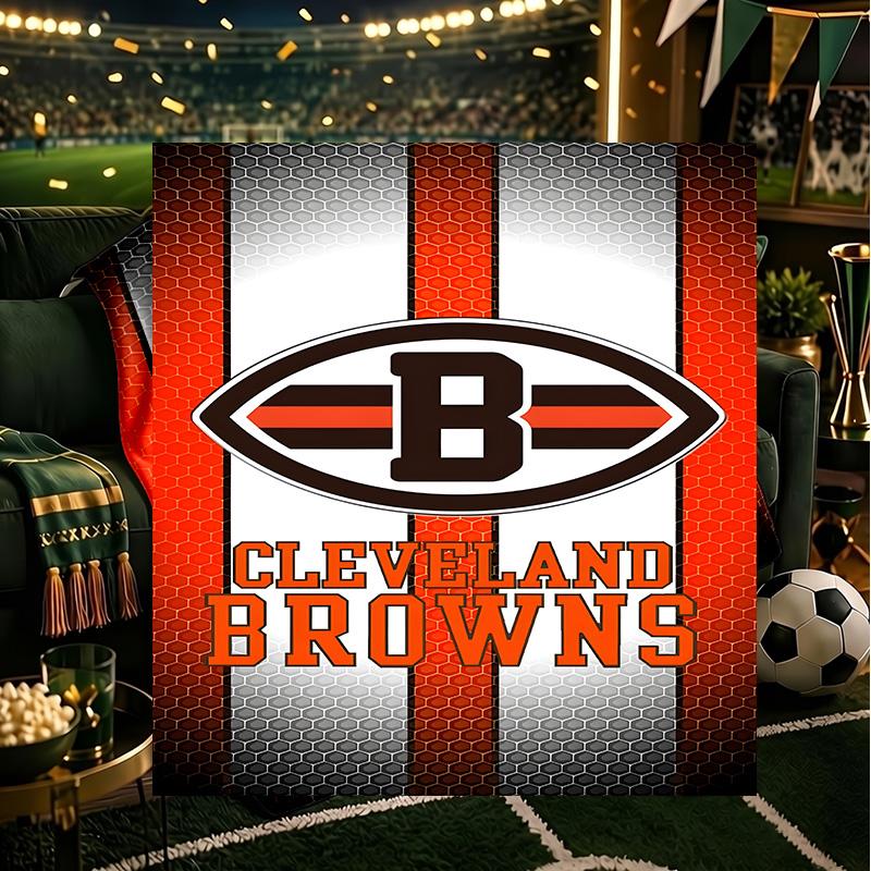 Cincinnati Browns Legacy Blanket Lightweight Flannel Bedding Blanket Perfect for Travel, Camping, Living Rooms, Offices, Sofas, Fan Christmas gift
