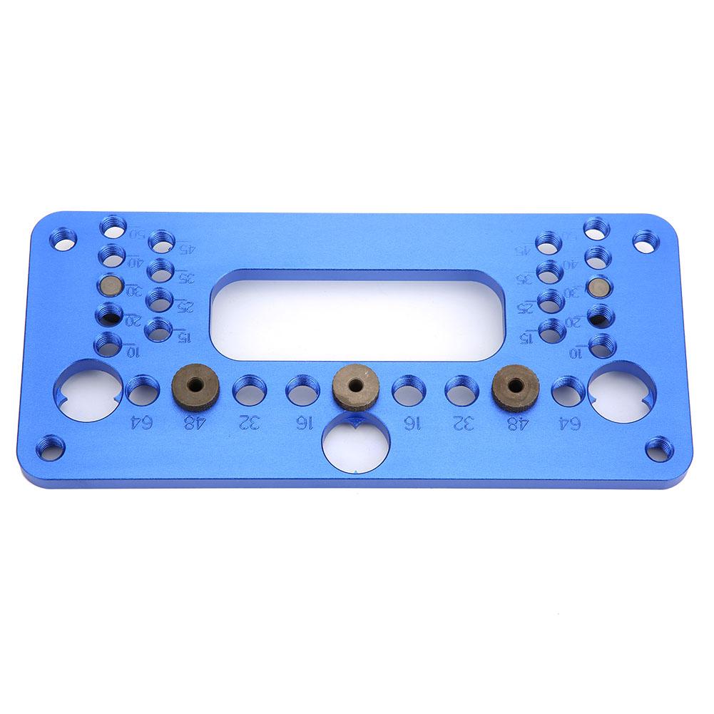 Woodworking Jig Hole Opener Puncher Blue Aluminium Alloy Locator with Screwdriver 08610A Type
