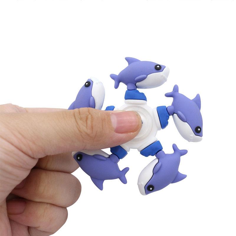 Italian Brainrot Hand Spinner Toy Tungtung Sahur Tralalero Tralala Capuchinoassassino Spinner Top Antistress Fidget Gyro Toy