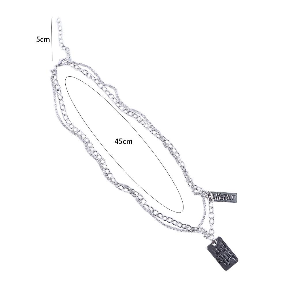 Náhrdelník ženský retiazkový punkový náhrdelník Dámsky retiazkový náhrdelník kórejský štýl