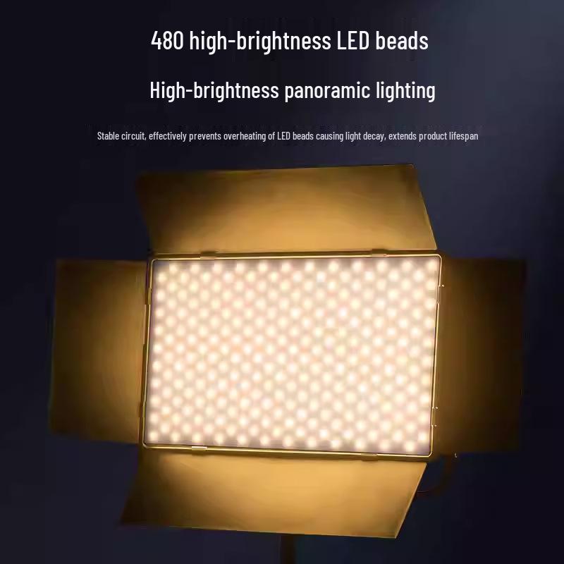 8 Shadow Kingdom PB1500X LED Fill Light: Adjustable Thin & Lightweight Desktop Lighting for Food, Hair, and Tablet Photography.