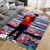 Lamine Yamal Flanell Bedruckter Teppich, Heim-Sofa-Dekoration für Wohnzimmer & Schlafzimmer, Rutschfeste Spiel-Flanell-Bodenmatte für Spielzimmer