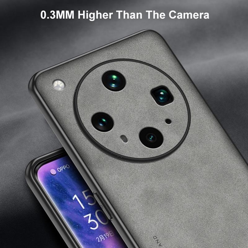 For OPPO Find X8 Ultra 5G Case Luxury PU Leather Phone Case For OPPO FindX8 Ultra Back Cover Matte Silicone Full Protection