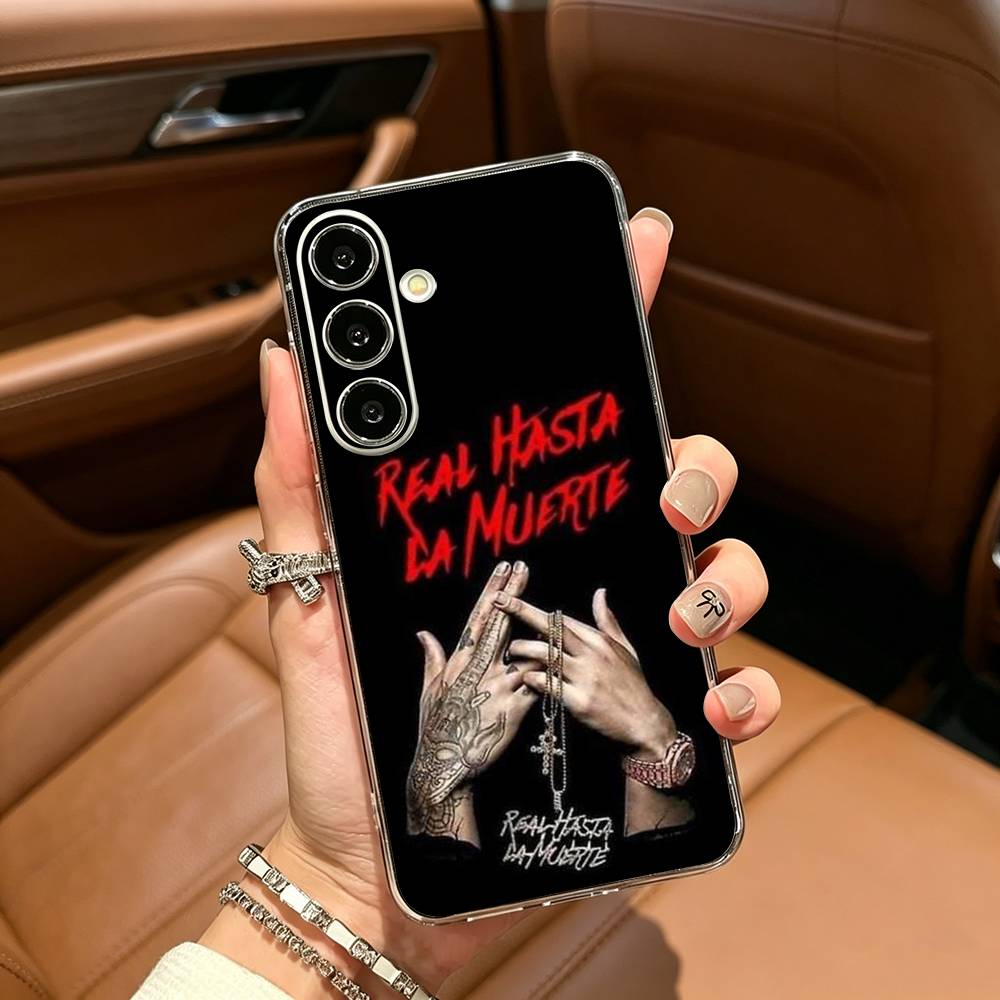 Rapper A- Anuel AA Rea Clear Soft Silicone Phone Case for Samsung Galaxy A71, A70, A52, A51, A40, A30