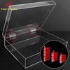 Fancyfamily 10pcs Self-adhesive Transparent Plastic Durable Acrylic Folding Hinges Furniture Cabinet Door Hinges