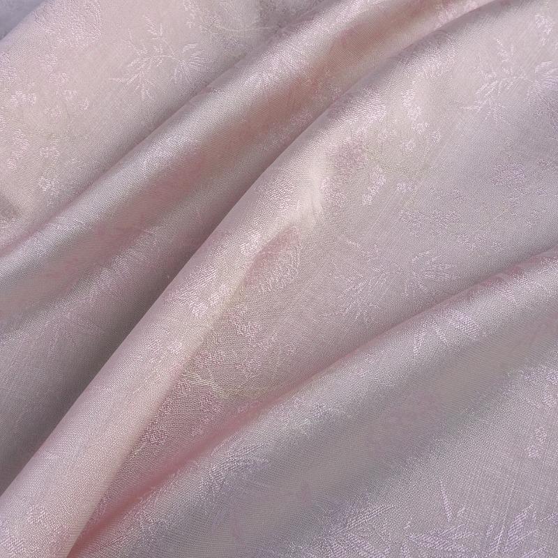 New Chinese Style Rayon Flora Jacquard Fabric Lightweight Breathable Sheer Cloth for Sewing Hanfu & Sun Protection Clothing