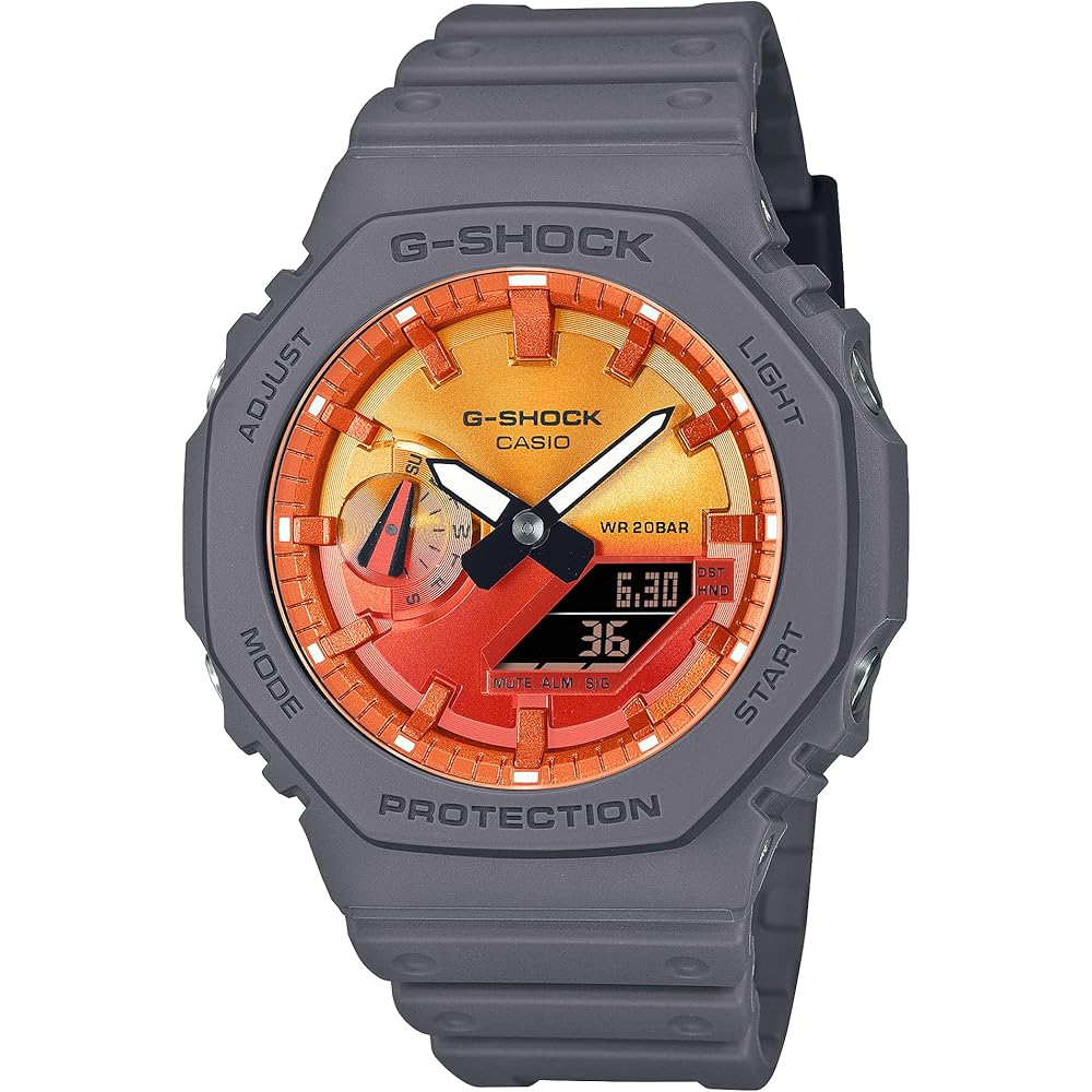 Casio G-Shock GA-2100FL-8AJF Men s Watch Gray Flame Inside Series 200m Water Resistant