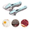 Food Grade Plastic Adjustable Measuring Spoons Set for Accurate Measurements Easy To Use Kitchen Cooking Gadgets