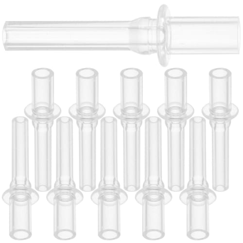 Alasum Silicone Straw Tips, 10-Piece Replacement Straw for Water Bottles, Removable and Reusable Silicone, Cuts To Short Lengths and Fits Any Large Ju