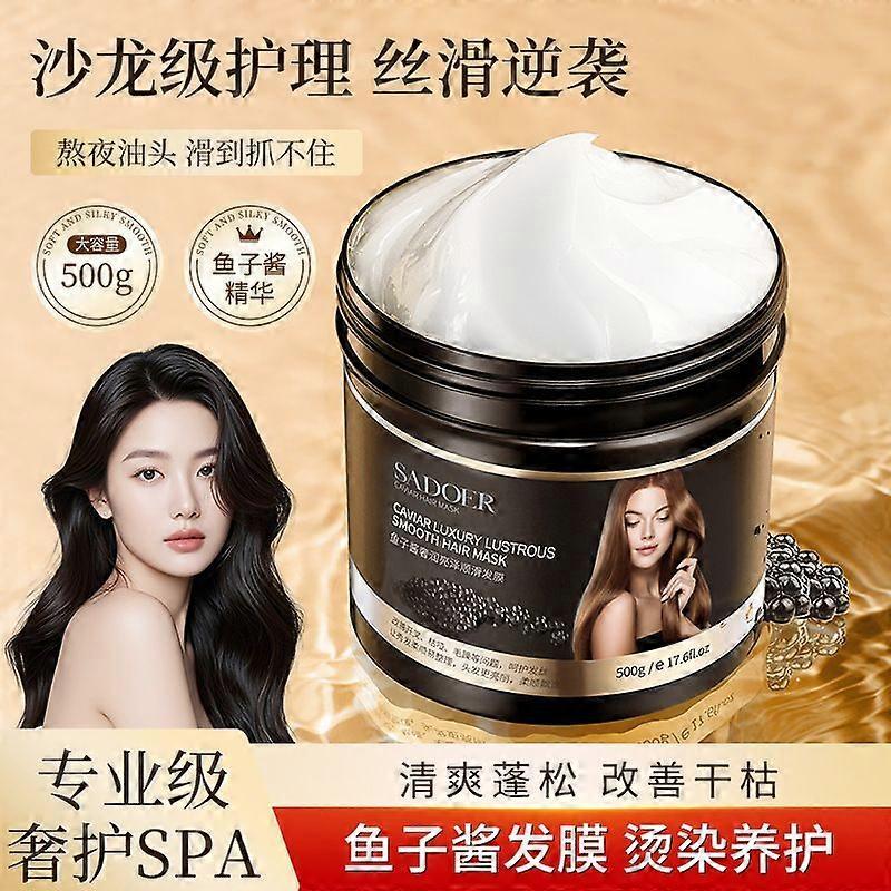 Caviar Hair Mask, Moisturizing Hair Mask, Hair Mask for Deep Repair, Intense Hydration, Dry and Damaged Hair Conditioner-200G