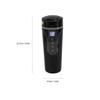 500ml Intelligent Screen Display Car Electric Kettle Car Electric Hot Water Mug Portable Car Heating Cup 12V 24V