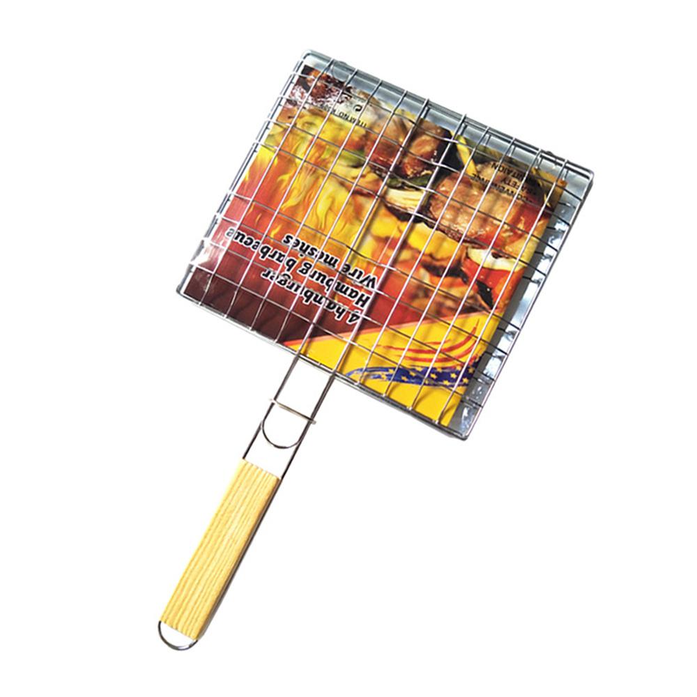 Non-Stick Grilling Basket Grill Mesh Mat Meat Vegetable Steak Picnic Party Barbecue Tool Heat Resistant Grill Sheet Liner