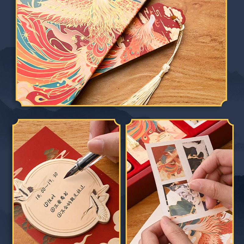 Scrapbooking Kit 3D Stereo Cute Animal Theme Paper Aesthetic Scrapbook Kit for Graduation Season