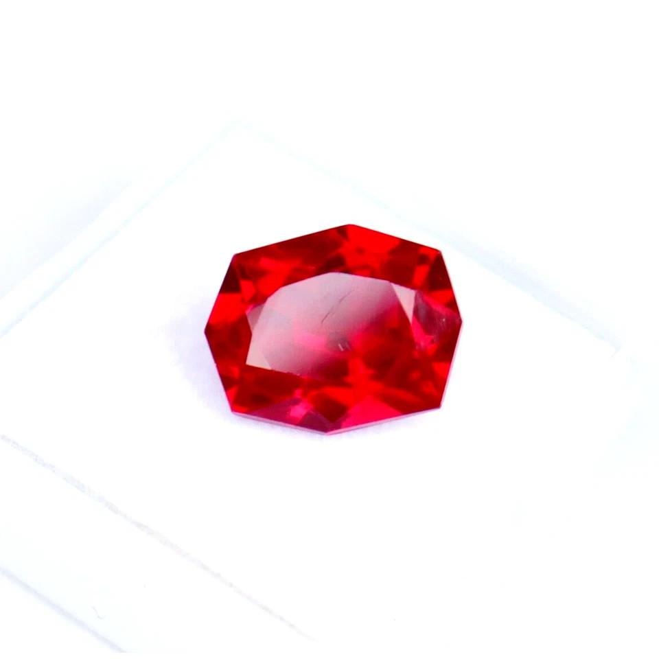 Natural Ruby From Burma Red Color A+ Fancy Cut 13-14 Ct Stunning Gemstone