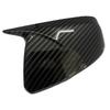 For Mercedes Benz W245 W169 A160 2008-2012 Car Side Rearview Mirror Cover Glossy Black/Carbon Fiber Look Rear View Case Trim Cap