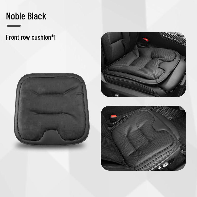 Nappa Leather Cooling Car Seat Cushion – Customizable, Non-Slip, Breathable, High-End, Four-Season Ventilation