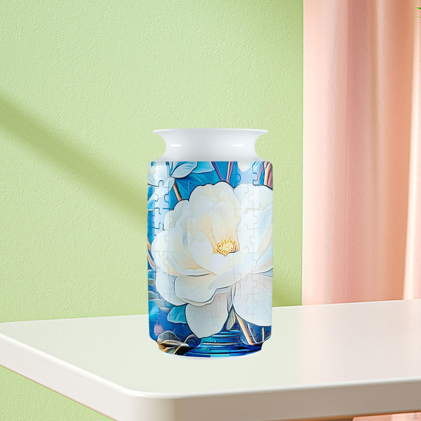 

3D головоломка ваза для цветов DIY сборка с чашкой для воды креативный пазл цветочный контейнер для Style C