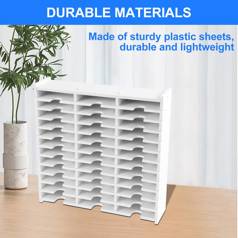 36 Slots Ink Pad Storage Shelf Mobile Phone Storage Box DVD Display Rack Media Inkpad Organizer Cds Shelves Desktop Accessories