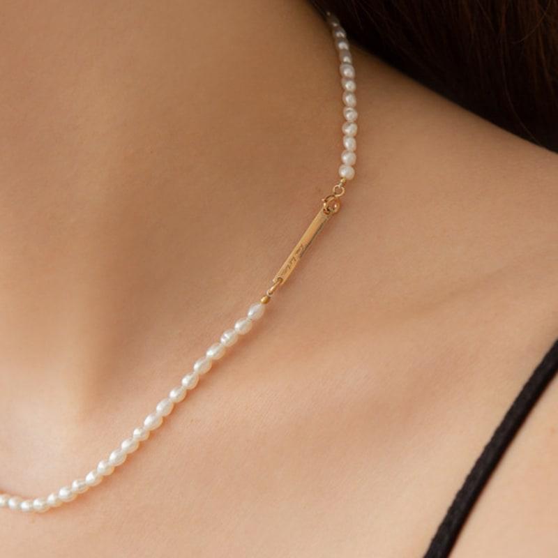 LUNNE 14k Rough Freshwater Pearl Necklace (14k Gold) #LFN09