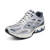 Mizuno Retro Functional Shock Absorbing Non-Slip Wear-Resistant Breathable Low-Top Running Shoes Unisex sneaker Gray Silver Blue D1GH232105