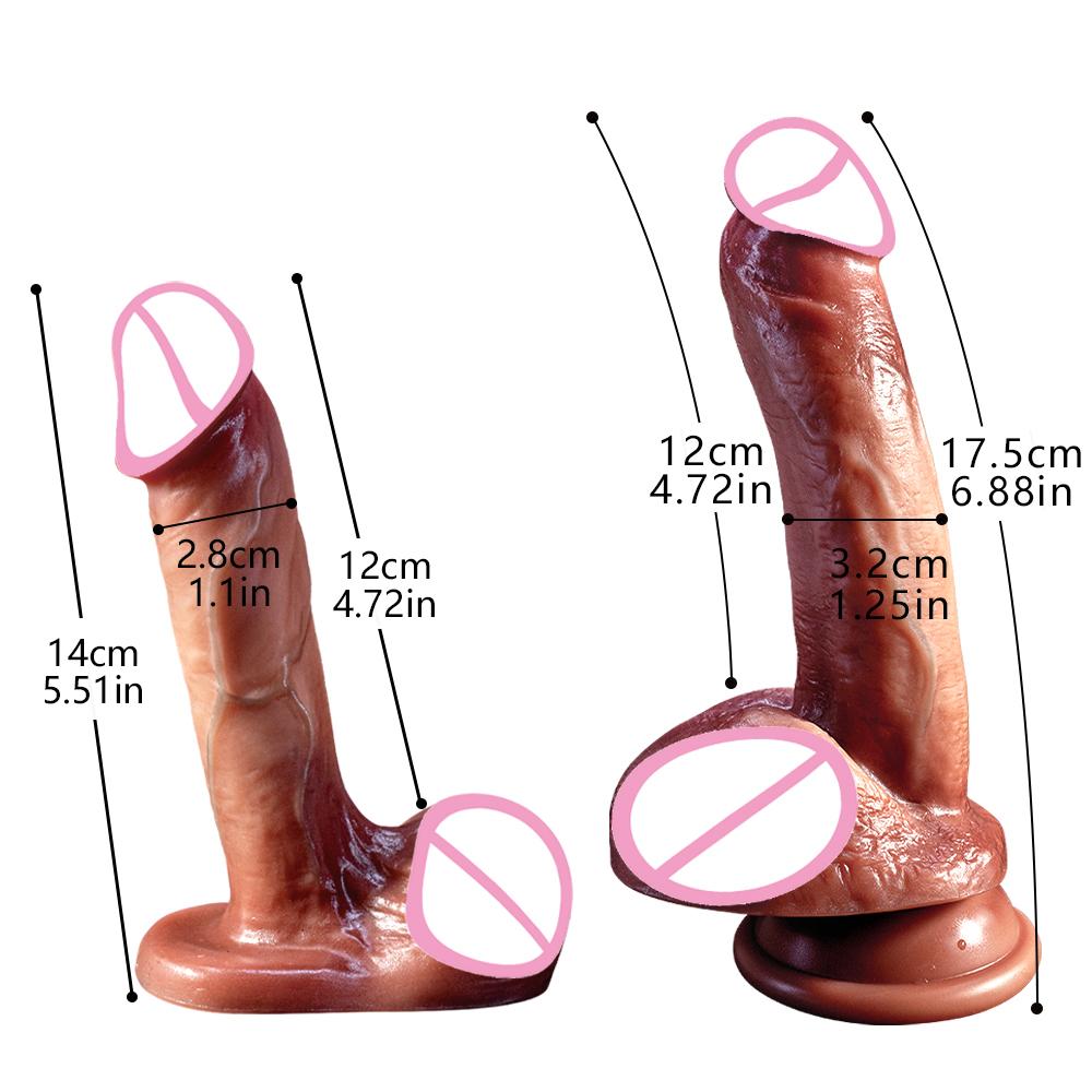 Realistic Dildo with Suction Cup Huge Dildos Adult Sex Toys for Woman Men Fake Dick Big Penis Anal Butt Plug Masturbator Waterproof Easy To Clean 18+