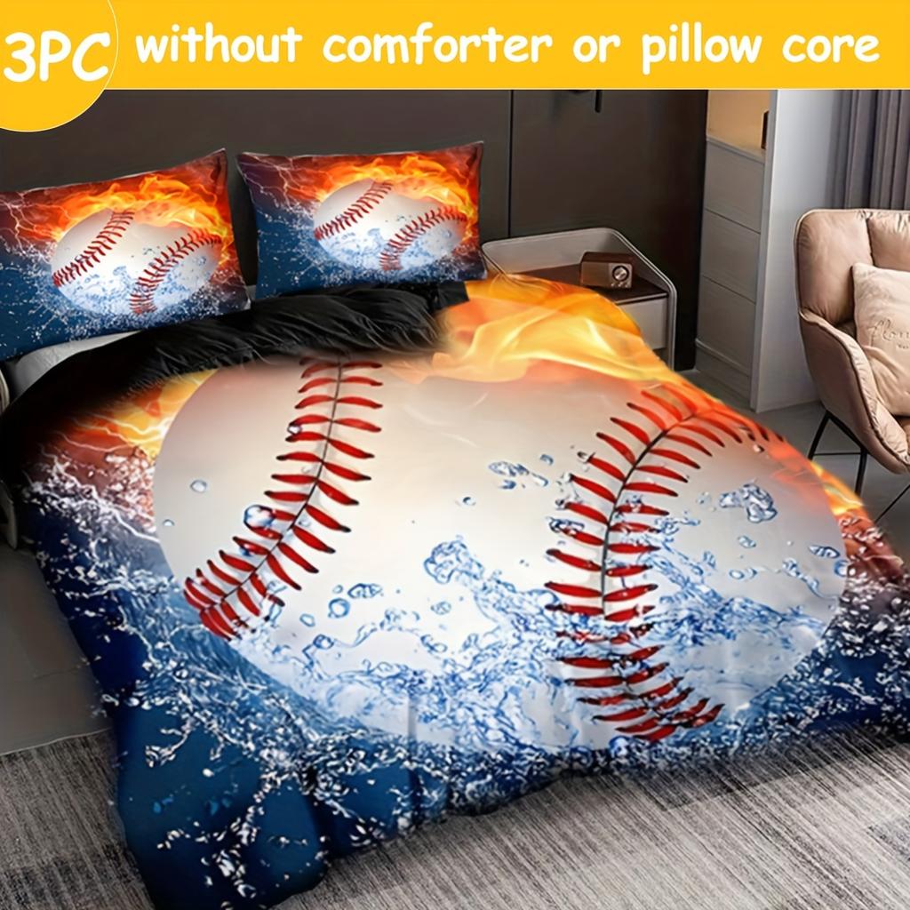 3pcs 3D Printed Bedding Set, Soft And Breathable, Machine Washable, Suitable For All Seasons, Home Decor, Gift
